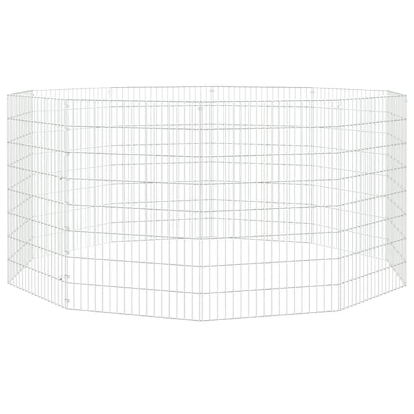 Huse & bure til små dyr - Living 10-panels kaninbur 54x80 cm galvaniseret jern