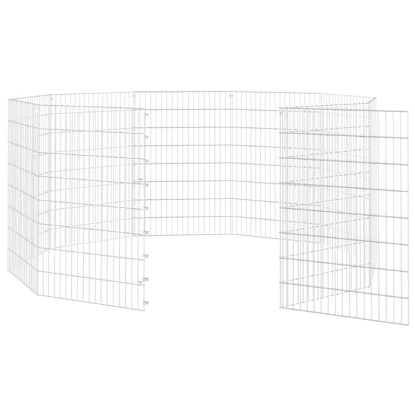 Huse & bure til små dyr - Living 10-panels kaninbur 54x80 cm galvaniseret jern