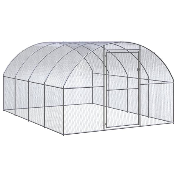 Pieneläinten kopit & häkit - Living Kanojen ulkohäkki 3x4x2 m galvanoitu teräs
