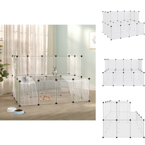 Huse & bure til små dyr - Living lille dyrebur 143x107x93 cm PP og stål transparent