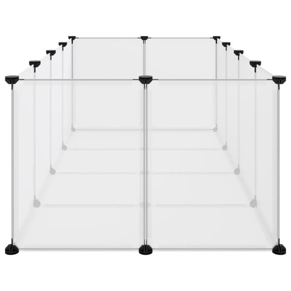 Smådjursburar - Living Smådjursbur transparent 144x74x46,5 cm PP och stål