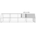 Miniatyrbillede 5 af 6: Huse & bure til små dyr - Living udendørs hønsegård 3x8x2 m galvaniseret stål