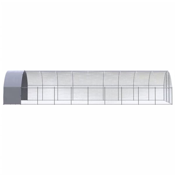 Huse & bure til små dyr - Living hønsehus 3x10x2 m galvaniseret stål