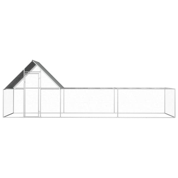 Huse & bure til små dyr - Living hønsegård 6x2x2 m galvaniseret stål