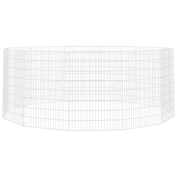 Huse & bure til små dyr - Living 12-panels kaninbur 54x80 cm galvaniseret jern