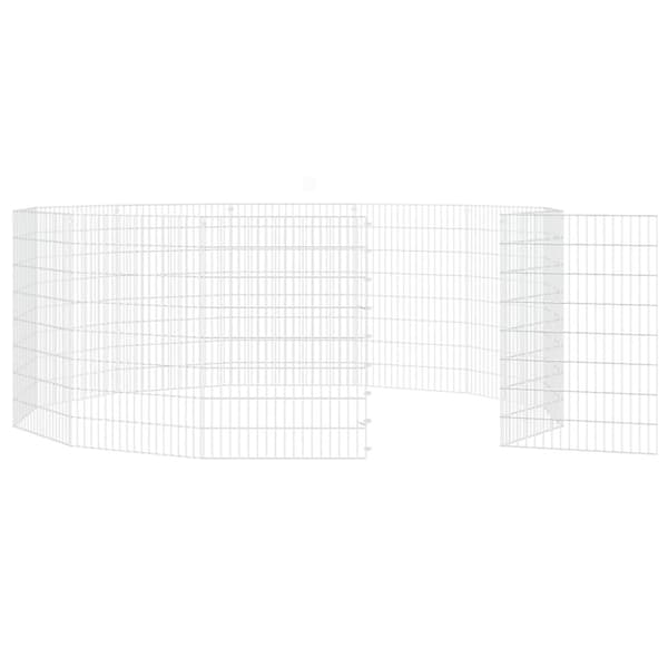 Huse & bure til små dyr - Living 12-panels kaninbur 54x80 cm galvaniseret jern