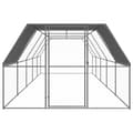 Miniatyrbillede 3 af 6: Huse & bure til små dyr - Living udendørs hønsegård 3x10x2 m galvaniseret stål