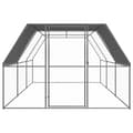 Miniatyrbild 3 av 6: Smådjursburar - Living Hönsbur för utomhusbruk 3x6x2 m galvaniserat stål
