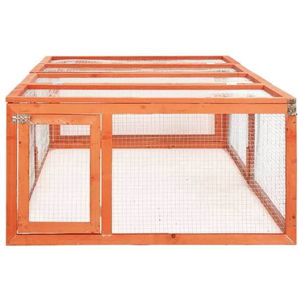 Huse & bure til små dyr - Living kaninbur 183x90x46,5 cm massivt fyrretræ