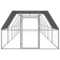 Pikkukuva 3 / 6: Ulkotilan kanahäkki 3x12x2 m galvanoitu teräs - Kanahäkki - Kanahäkit - Home & Living