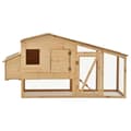 Miniatyrbillede 4 af 8: Hønsehus 178x67x92 cm massivt fyrretræ - Hønsehus - Hønsehuse - Home & Living