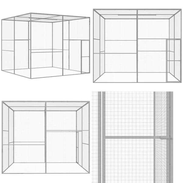 Kattebur 3x3x2,5 cm galvaniseret stål - Kattebur - Kattebure - Home & Living