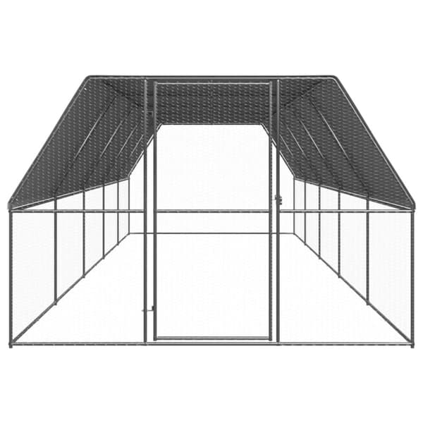 Hönsbur för utomhusbruk 3x10x2 m galvaniserat stål - Bur - Burar - Home & Living