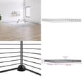 Miniatyrbillede 1 af 5: 52-panels kæledyrsindhegning med låge 35x35 cm stål sort - Kæledyrsindhegning - Kæledyrsindhegninger - Home & Living
