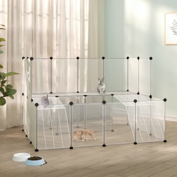 Smådjursbur transparent 143x107x93 cm PP och stål - Djurbur - Djurburar - Home & Living