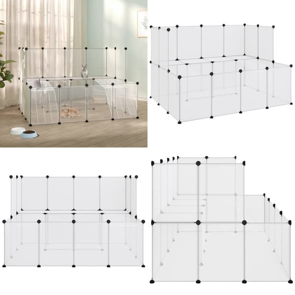 Smådjursbur transparent 143x107x93 cm PP och stål - Djurbur - Djurburar - Home & Living