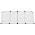 Miniatyrbillede 4 af 8: Lille dyrebur 144x74x46,5 cm PP og stål transparent - Dyrebur - Dyrebure - Home & Living