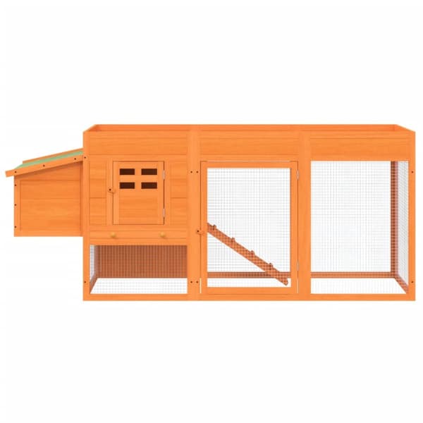 Hönshus brun 204x50x84 cm massiv furu - Hönshus - Hönhus - Home & Living