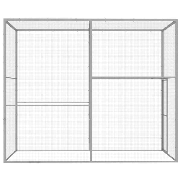 Kattbur 3x1,5x2,5 m galvaniserat stål - Kattbur - Bur - Home & Living