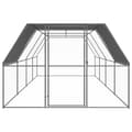 Miniatyrbild 3 av 6: Hönsbur för utomhusbruk 3x8x2 m galvaniserat stål - Bur - Burar - Home & Living