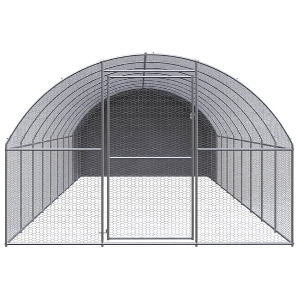 Hønsehus 3x10x2 m galvaniseret stål - Hønsehus - Hønsehuse - Home & Living