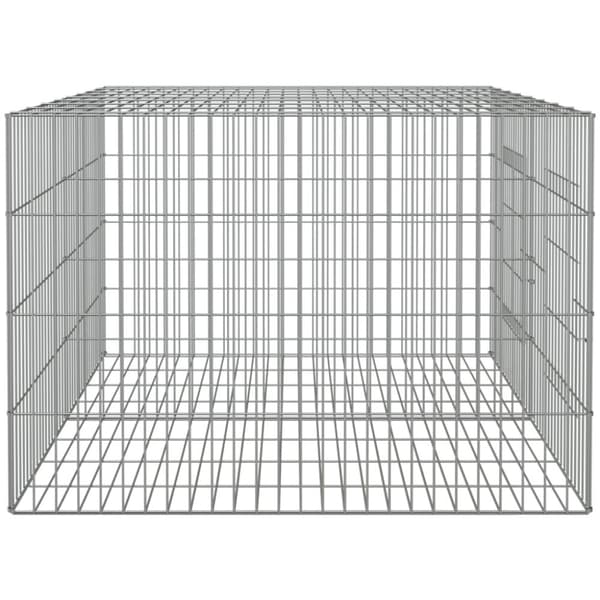 2-panels kaninbur 110x79x54 cm galvaniseret jern - Kaninbur - Kaninbure - Home & Living
