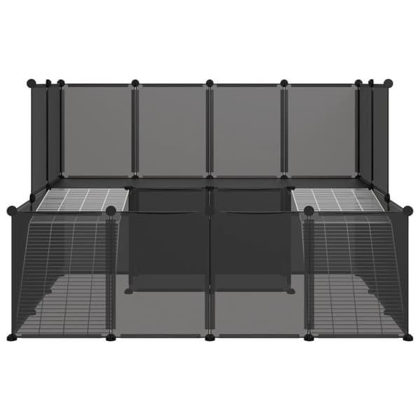 Lille dyrebur 143x107x93 cm PP og stål sort - Dyrebur - Dyrebure - Home & Living