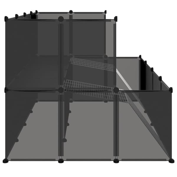 Lille dyrebur 143x107x93 cm PP og stål sort - Dyrebur - Dyrebure - Home & Living