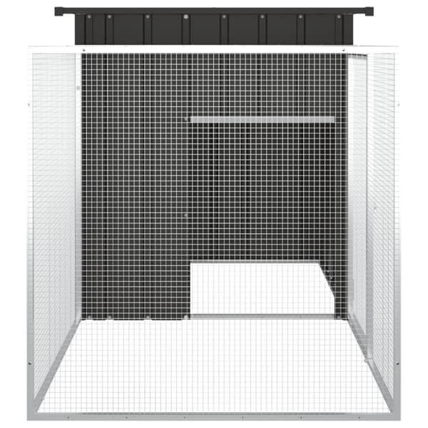 Kaninbur antracit 200x91x100 cm galvaniserat stål - Kaninbur - Kaninburar - Home & Living