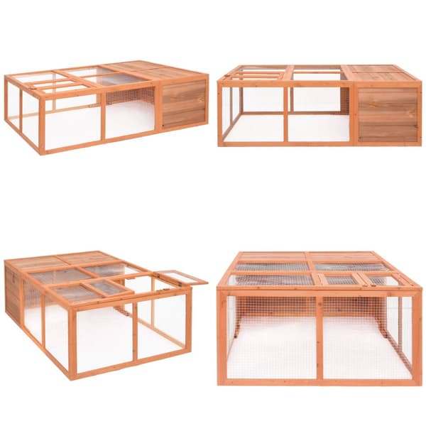 Puutarhan eläinhäkki 150x100x50 cm täysi kuusi - Puutarhan Eläinhäkki - Puutarhan Eläinhäkit - Home & Living