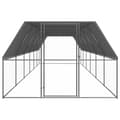 Pikkukuva 3 / 6: Ulkotilan kanahäkki 3x12x2 m galvanoitu teräs - Kanahäkki - Kanahäkit - Home & Living