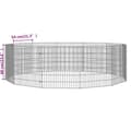 Miniatyrbillede 9 af 9: 12-panels kaninbur 54x60 cm galvaniseret jern - Kaninbur - Kaninbure - Home & Living
