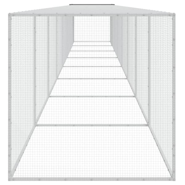 Kanahäkki katolla antrasiitti 803x98x90 cm galvanoitu teräs - Kanahäkki - Kanahäkit - Home & Living