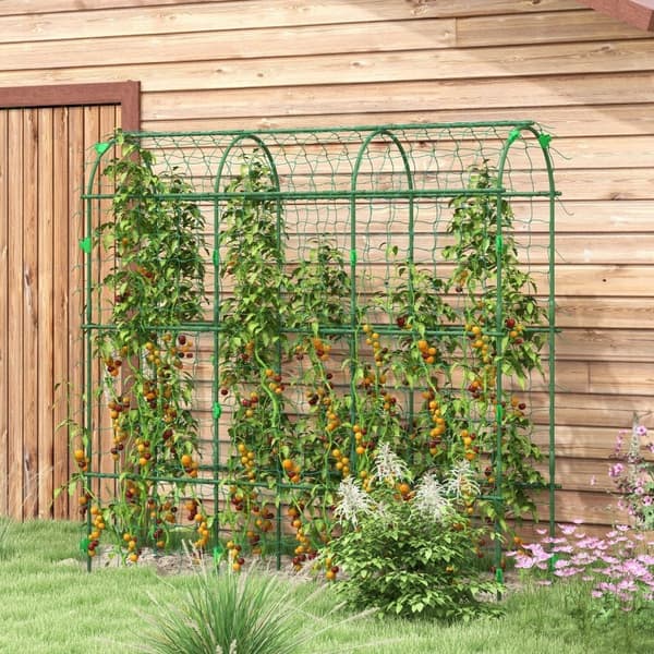 Rootz Large Bue Fuglenet - Klatrebue - Haveespalier - Nem montering - Holdbart stål - 43cm x 182cm x 183cm