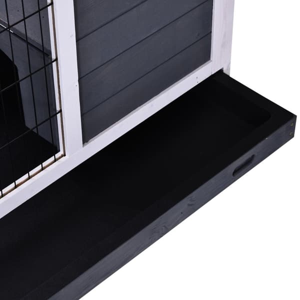 Rootz Rabbit Cage - Wit - Hauset, Metalli - 35,43 cm x 20,86 cm x 23,22 cm