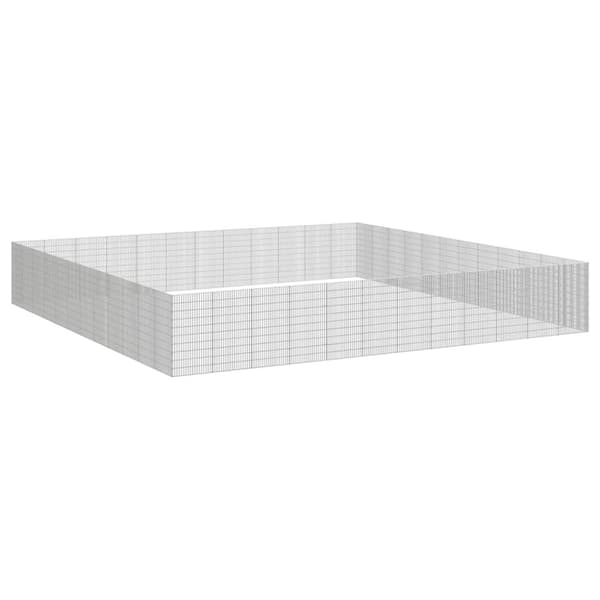 vidaXL kæledyrsindhegning 54x100 cm 48 paneler galvaniseret jern