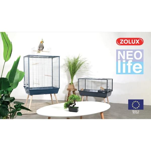 Liten nätbur för gnagare på ben NeoLife 80 - Zolux Grå