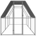 Miniatyrbild 2 av 2: Hönsbur för utomhusbruk 2x6x2 m galvaniserat stål