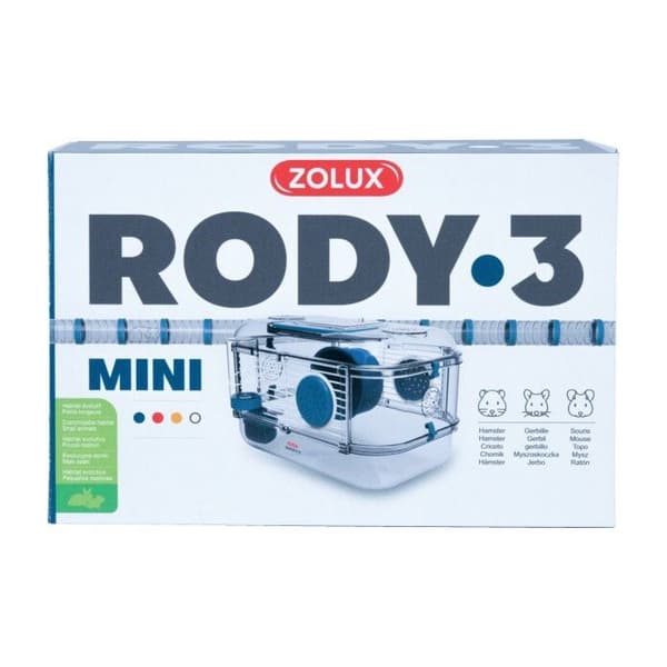 Bur Rody 3 Mini för Hamster Blå