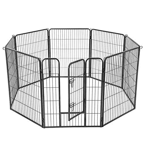 Hund Cage - ottekantet hegn - legeboks til kæledyr