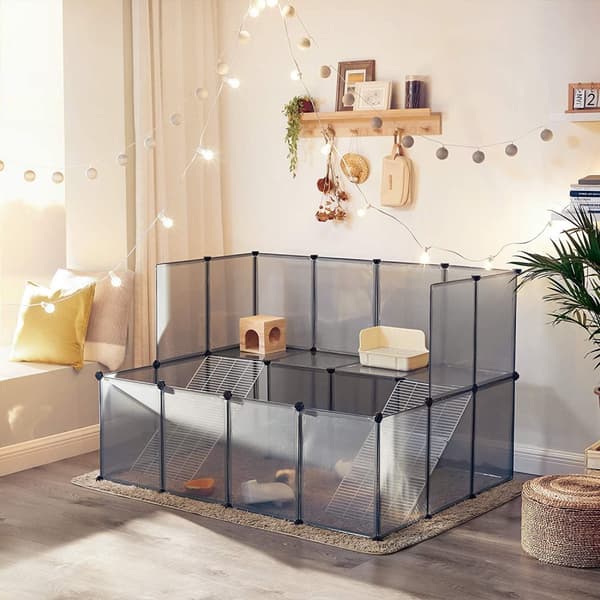 Animal House - Animal Cage - Animal Stay - For Small Animals - Gray