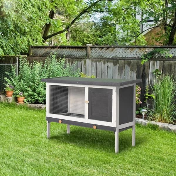Rootz smådjursbur - Husdjursbur - Trämiljö - Enkel rengöring - 90 cm x 45 cm x 65 cm