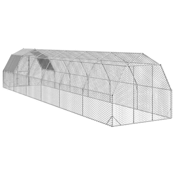 vidaXL Kanan juoksu katolla 2,5x12x2,25 m galvanoitua terästä