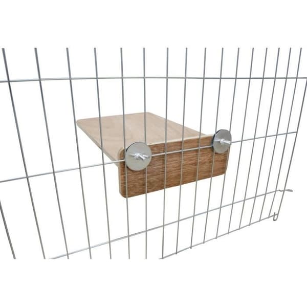 Kerbl Nature träterrass för gnagare - beige - 30x20 cm