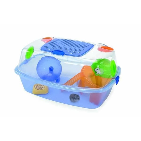 Hamster- och musbur - IMAC - Yo-Yo Plus - Blå - Plast - Inredning