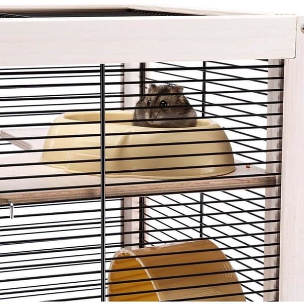 Bur för hamster - FERPLAST - HAMSTERVILLE - Trä