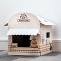 Miniatyrbild 1 av 6: Kattens hus 100% kartong att montera själv pusheen catfé - café bistro katt Puckator