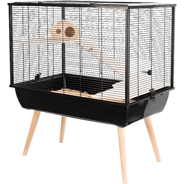Bur - Zolux - Neo Silta - Svart - 78x48x58 cm - För små gnagare