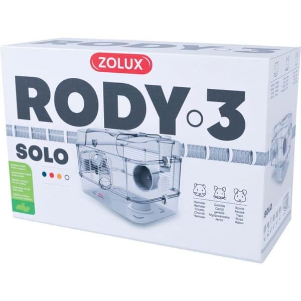 Bur för smågnagare Rody solo White