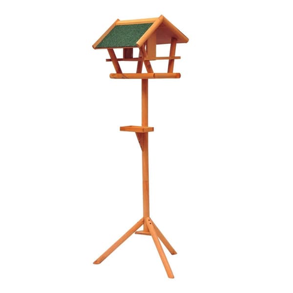 Rootz Bird House Bird Villa Feeder - Bird Shelter - Bird Feater Stand - Weather Resistent Pine - 150cm x 42 cm x 40,5 cm